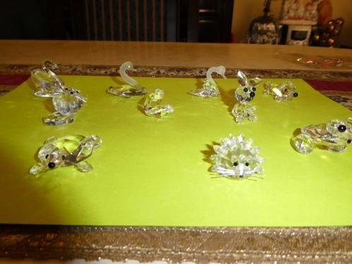 10 mini swarovski kristallen diertjes, Verzamelen, Swarovski, Nieuw, Figuurtje, Ophalen
