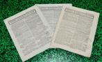 3 authentieke Gentse kranten jaartal 1813, Enlèvement ou Envoi, Avant 1920, Journal
