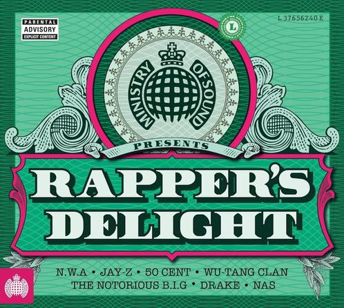 3cd ' Ministry Of Sound - Rapper's delight (gratis verzend.), Cd's en Dvd's, Cd's | Hiphop en Rap, Nieuw in verpakking, 2000 tot heden
