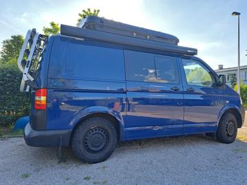 VW Transporter T5 4motion camper dubbel cabine, Auto's, Volkswagen, Stof, Particulier, Overige carrosserie, Euro 4