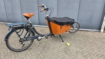 elektrische bakfiets babboe city, Enlèvement, Bâche