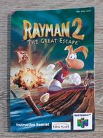 Manuel de N64 Rayman 2 - La grande évasion, Comme neuf, Enlèvement ou Envoi