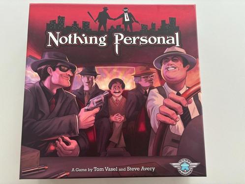 Nothing Personal (bordspel), Hobby en Vrije tijd, Gezelschapsspellen | Bordspellen, Zo goed als nieuw, Drie of vier spelers, Vijf spelers of meer