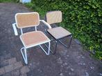 2 cesca-stoelen, een witte en een bruine, Huis en Inrichting, Ophalen, Gebruikt, Bureaustoel