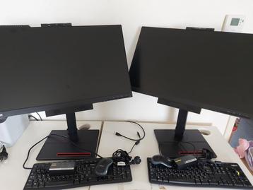 2 x lenevo thinkcenter prijs voor 2 beschikbaar voor biedingen