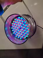 Rgb led spot par zilver., Ophalen of Verzenden, Gebruikt