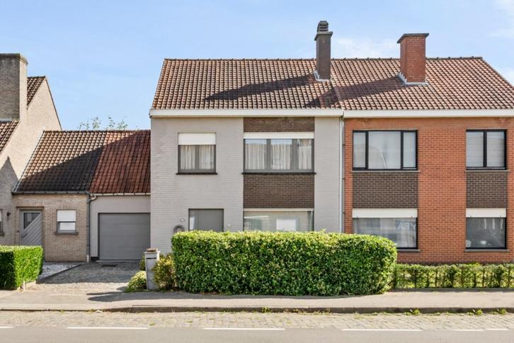 Ruime gezinswoning (B) met 3 slpk, garage met doorgang tuin, Immo, Huizen en Appartementen te koop, Provincie West-Vlaanderen
