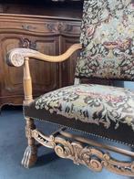 Authentique fauteuil de style Louis XIII, état restauré, Antiquités & Art, Enlèvement
