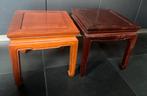 2 Palissander Rosewood Oosterse bijzettafeltjes, Antiek en Kunst, Ophalen