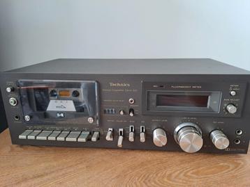 Lecteur cassettes Technics Vintage RS-641 + manuelle, Enlèvement, Simple, Autres marques, Tape counter