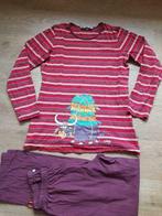 rode - bordeau pyjama Woody maat 164 - 176 of 14 - 16 jaar, Kinderen en Baby's, Nacht- of Onderkleding, Gebruikt, Meisje, Ophalen of Verzenden
