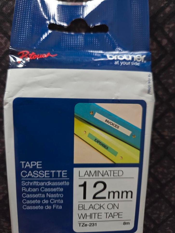 Brother TZE-231 Compatibel met het brede scala aan etikettee, Computers en Software, Labelprinters, Nieuw, Etiket, Ophalen of Verzenden