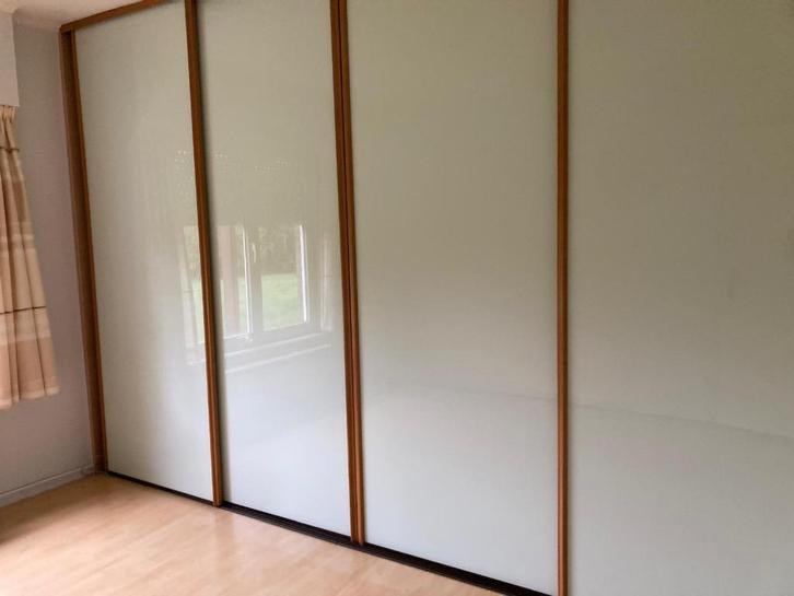 Ingebouwde schuifdeurkast - zelf demonteren, Huis en Inrichting, Kasten | Kleerkasten, Gebruikt, 200 cm of meer, 200 cm of meer