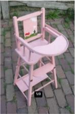 Mooie Retro Houten Kinderstoeltje - verstelbaar, Ophalen of Verzenden, Zo goed als nieuw, Stoel(en)