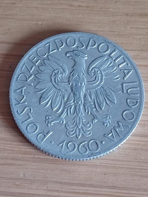 POLEN 5 Zlotys 1960, Postzegels en Munten, Munten | Europa | Niet-Euromunten, Losse munt, Polen, Ophalen of Verzenden