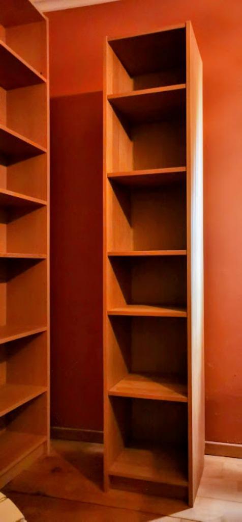 2 Billy boeken kasten IKEA, Huis en Inrichting, Kasten | Boekenkasten, Gebruikt, Minder dan 50 cm, 200 cm of meer, 25 tot 50 cm