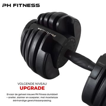 PH Fitness Premium Verstelbare Dumbbell Set 24 kg – 15-in-1  beschikbaar voor biedingen