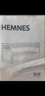 Lit Ikea Hemnes 1p/2p, Enlèvement, Utilisé, Réglable, Bois