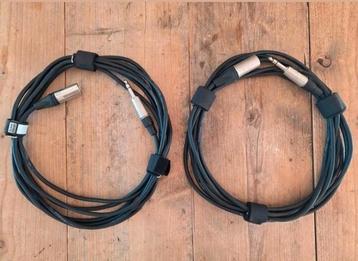 2 stuks Neutrik microfoonkabels 5 meter beschikbaar voor biedingen