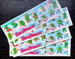 4 Bpz papier Frosty Frogies (grenouilles Ranopla) GB UK 93, Comme neuf, Figurines en plastique dur, Enlèvement ou Envoi