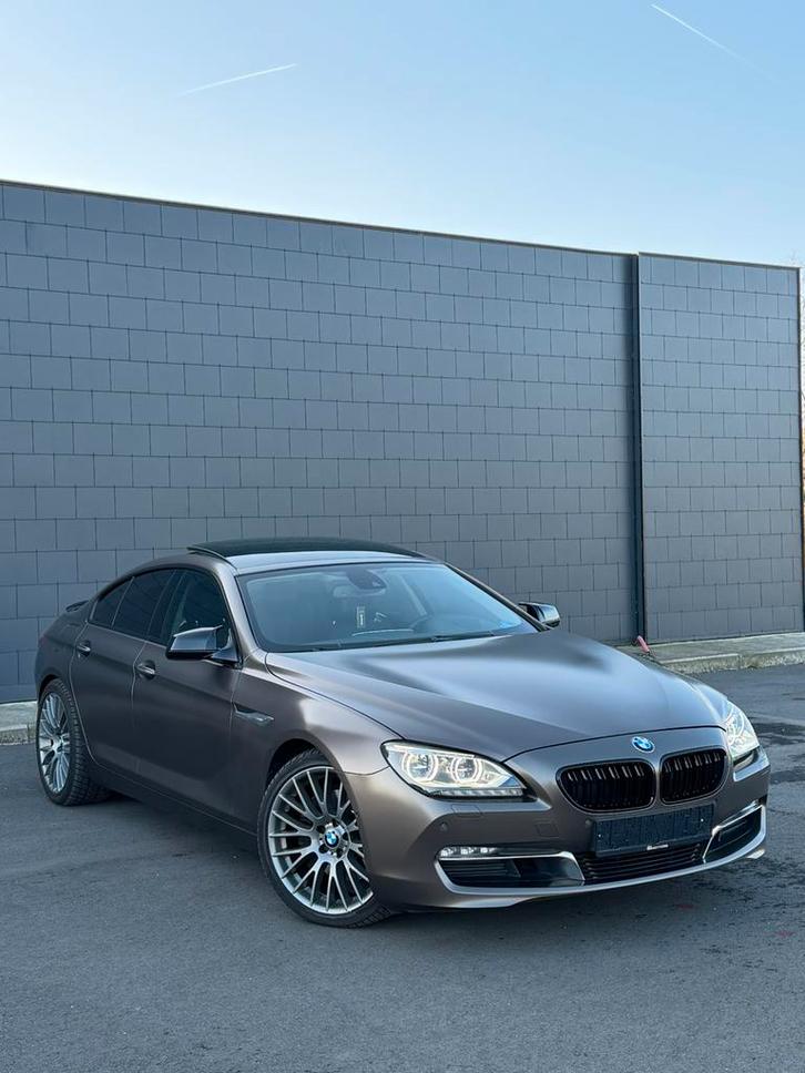 BMW 640D Gran Coupé Matt Bronz 313cv + échange possible, Autos, BMW, Particulier, Série 6 Gran Coupé, Caméra 360°, ABS, Caméra de recul