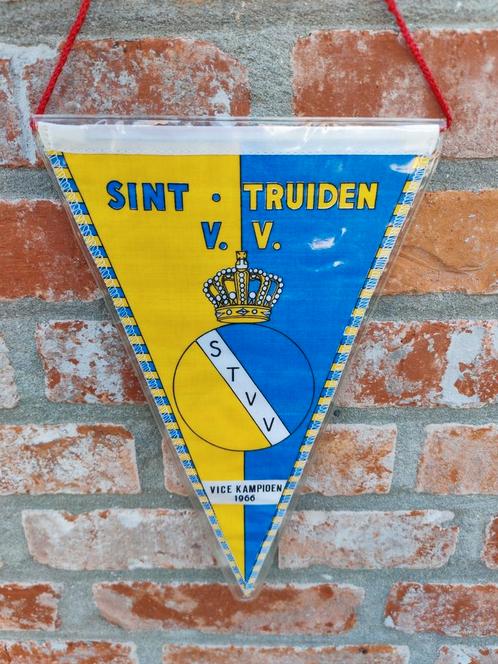 Sint-Truiden VV STVV voetbal 1960-70s vintage wimpel vaantje, Diversen, Vlaggen en Wimpels, Zo goed als nieuw, Ophalen of Verzenden