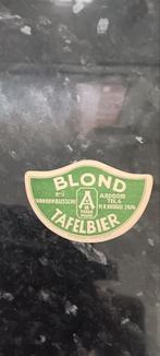 Oud bieretiket blond tafelbier Br. VAN den Bussche Ardooie, Verzamelen, Ophalen of Verzenden, Zo goed als nieuw
