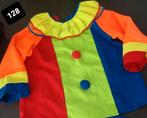 Verkleedkledij clown maat 128, Kinderen en Baby's, Carnavalskleding en Verkleedspullen, Ophalen of Verzenden, Zo goed als nieuw