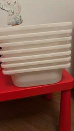 10 bacs blans meuble ikea torfast, Enlèvement, Utilisé