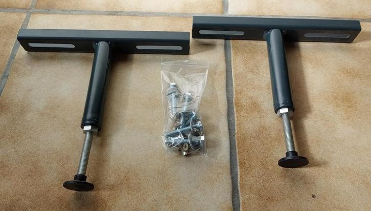 Jeu de pieds de jonction sommiers réglables, Huis en Inrichting, Slaapkamer | Matrassen en Bedbodems, Zo goed als nieuw, Bedbodem