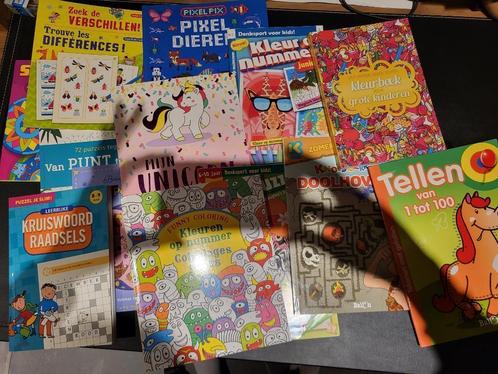 13 puzzel, kleur- en knutselboeken, Boeken, Kinderboeken | Jeugd | onder 10 jaar, Zo goed als nieuw, Fictie algemeen, Ophalen