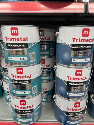 ‼️🔥Peinture Laque TRIMETAL PERMACRYL PU MAT & SATIN 2,5L 