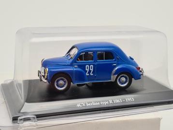 Renault 4CV Sedan - Modèle R1063 (1953) - Eligor 1:43, Enlèvement ou Envoi, Comme neuf, Voiture, Autres marques