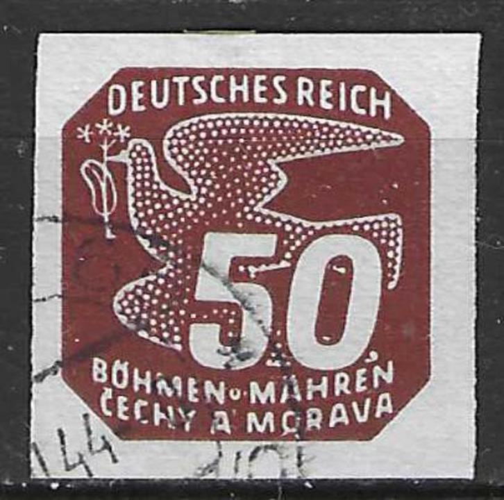Bohemen-Moravie 1943 - Yvert 18KR - Kranten - 50 h. (ST), Postzegels en Munten, Postzegels | Europa | Duitsland, Verzenden