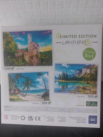 3-delige puzzelset van Trefl "Landscapes" beschikbaar voor biedingen