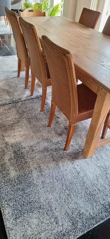 6 stoen eetkamer Vincent Sheppard  kleine gebruiksporen .., Huis en Inrichting, Ophalen, Gebruikt, Landelijk, 4 tot 6 stoelen
