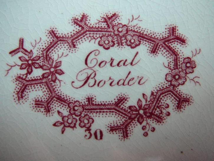 Wedgewood Coral Border stukken van oud servies, Antiek en Kunst, Antiek | Servies los, Ophalen