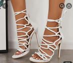 High heels 37,5 wit .. 37 roze (prijs per paar), Comme neuf, Enlèvement ou Envoi