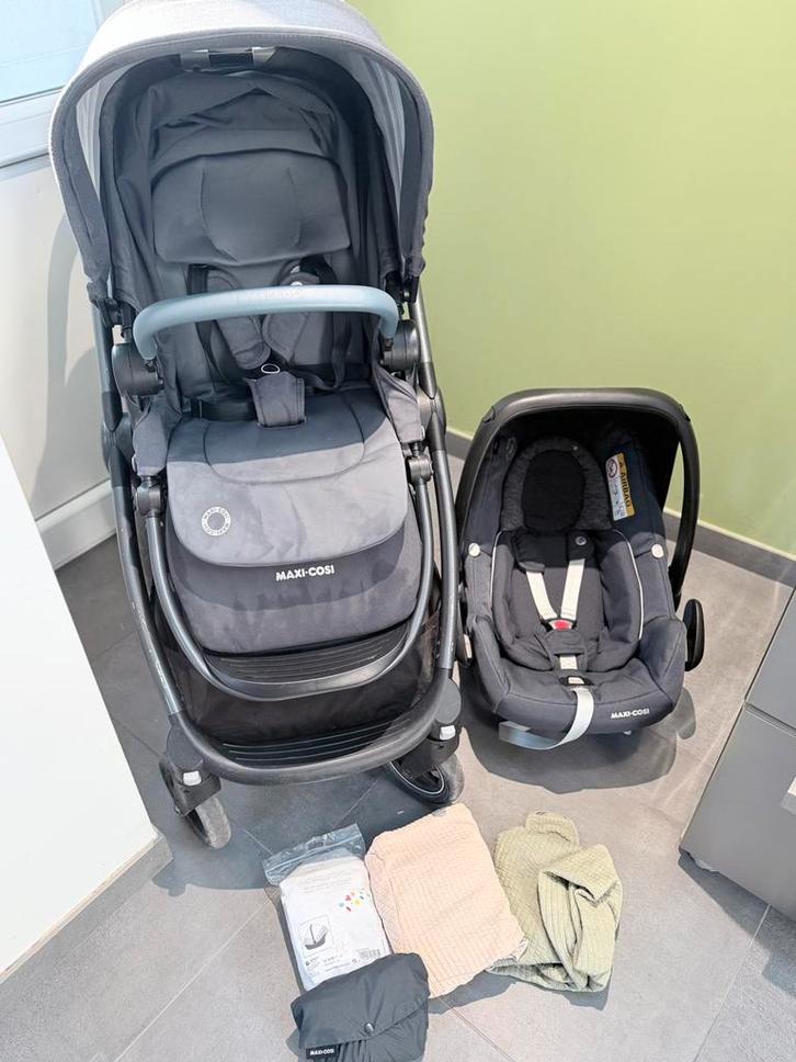 Maxi Cosi buggy + autostoel + accessoires, Kinderen en Baby's, Kinderwagens en Combinaties, Gebruikt, Kinderwagen, Maxi-Cosi, Duowagen