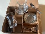 Set van 6 marokkaanse theeglaasjes met schoteltje en lepel, Verzamelen, Ophalen of Verzenden, Nieuw, Overige typen