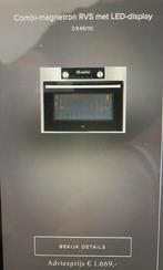 Combimagnetron ATAG RVS inbouw 45cm/ 60cm, Elektronische apparatuur, Gebruikt, 60 cm of meer, Oven met grill, Inbouw