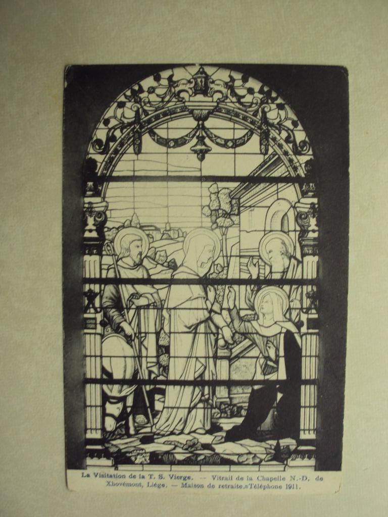 60037 - LIEGE - CHAPELLE N-D DE XHOVEMONT - VITRAIL, Collections, Envoi