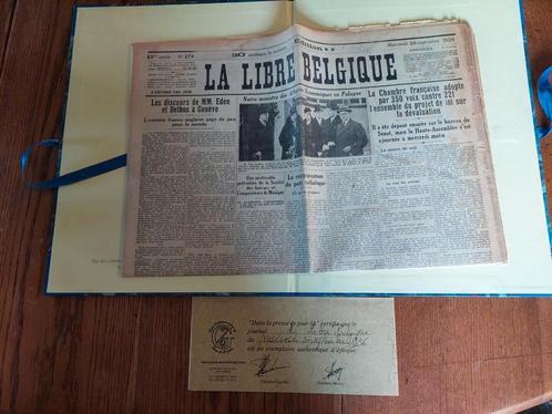 La Libre Belgique du 30 septembre 1936, Collections, Revues, Journaux & Coupures, Journal, 1920 à 1940, Enlèvement ou Envoi