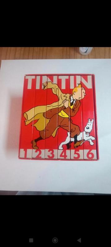 Coffret de 6VHs collector tintin, Enlèvement, Comme neuf