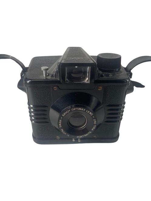 Ilford Envoy Optimax Lens Vintage bakelieten camera, Verzamelen, Foto-apparatuur en Filmapparatuur, Fototoestel, 1940 tot 1960
