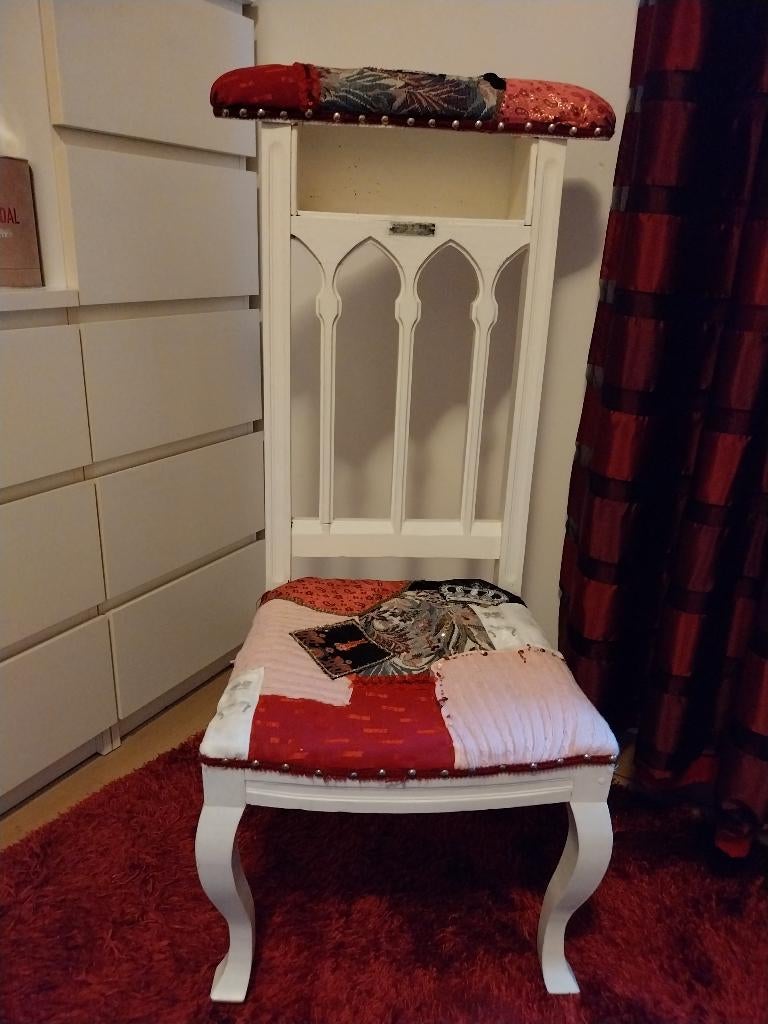 Prie Dieu customisé, Antiquités & Art, Antiquités | Meubles | Chaises & Canapés, Enlèvement