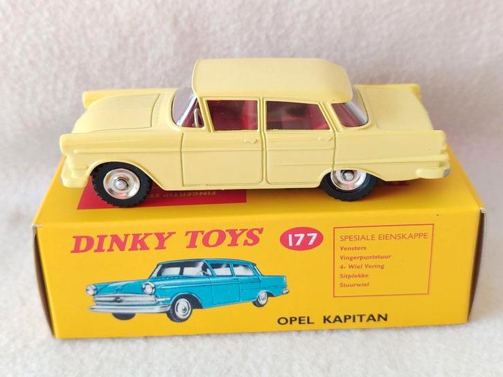 Dinky Atlas (Verenigd Koninkrijk) _ Opel Kapitan _ ref. 177, Hobby en Vrije tijd, Modelauto's | 1:43, Zo goed als nieuw, Auto