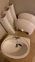 3 porseleinen wasbakken met voet, Ophalen, Zo goed als nieuw