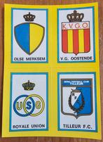Panini Football 75 #351 Badge Merksem/Ostende/Union/Tilleur, Enlèvement ou Envoi, Comme neuf, Autocollant