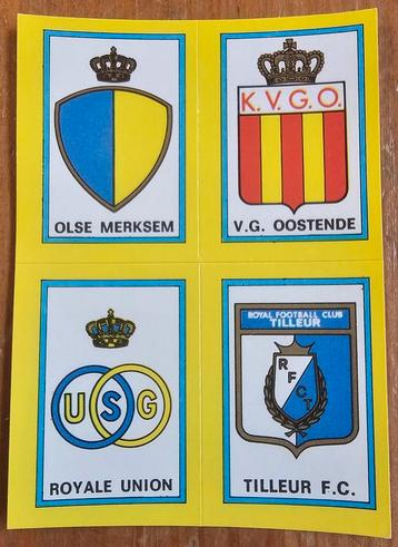 Panini Football 75 #351 Badge Merksem/Oostende/Union/Tilleur beschikbaar voor biedingen
